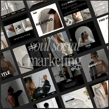 100 ästhetische Instagram Templates (PLR)