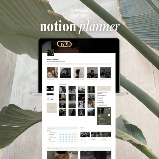 Ästhetischer Notion Planner (PLR)