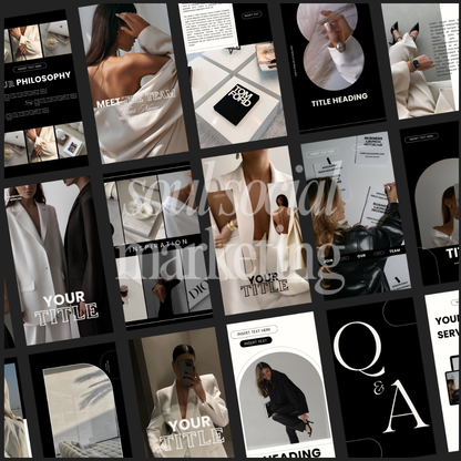 100 ästhetische Instagram Templates (PLR)